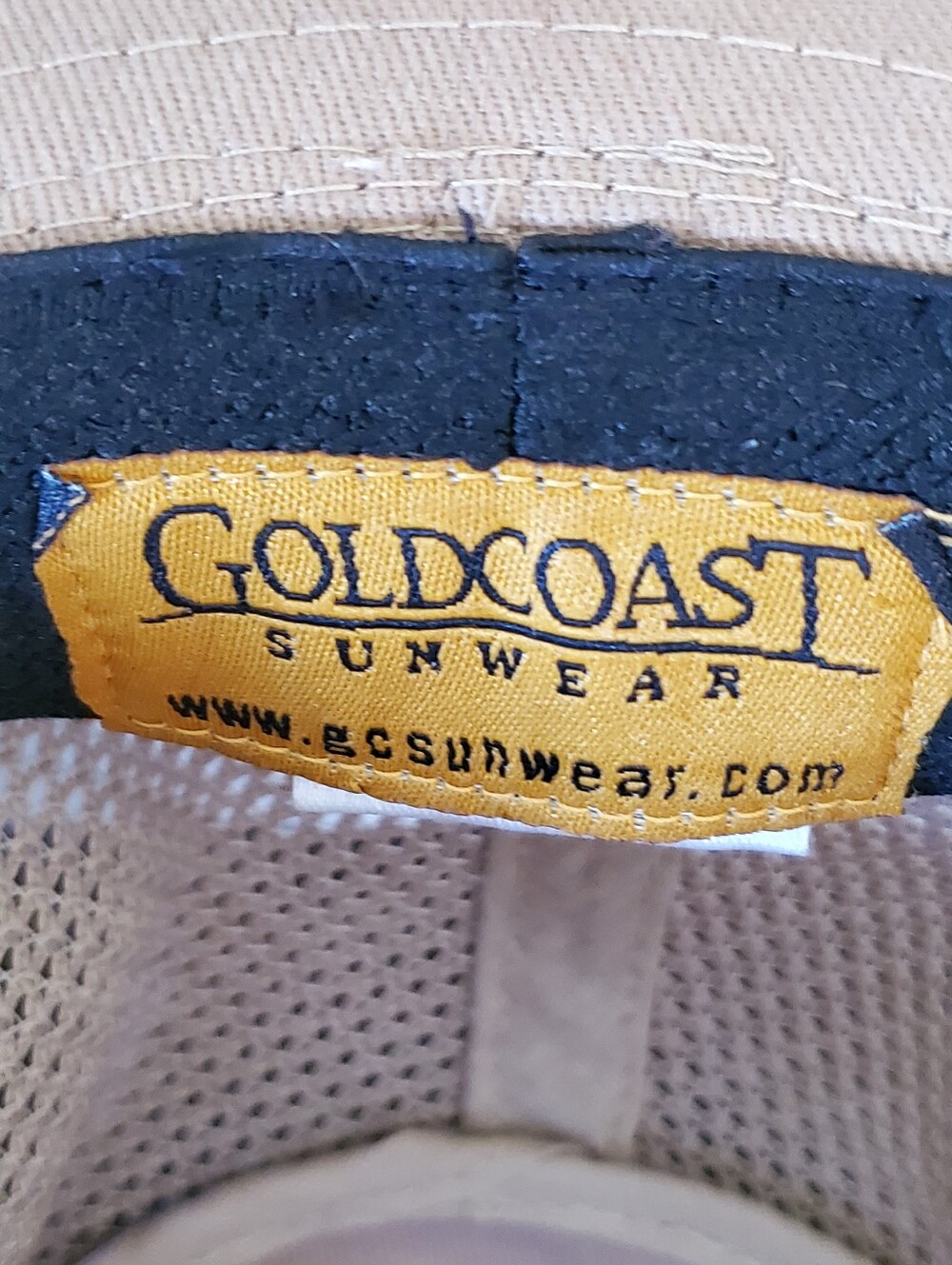 Goldcoast Sunwear Stream Tan Mesh Safari Outback Wide Brim Sun Hat Unisex - Picture 2 of 12